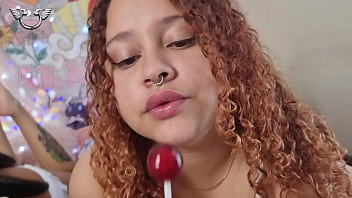 asmr friends sucking lollipops together