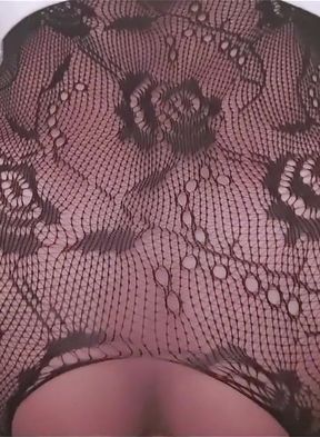 Anal Masturbation in Bodysuit