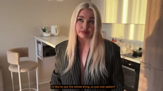 A REALTOR OFFERS ANAL SO THAT I WILL BUY AN APARTMENT. BIG ASS ANAL, FULL HD, ASS FUCK