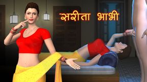 Sarita Bhabhi Aur Devar enjoying hardcore (with Hindi Audio)