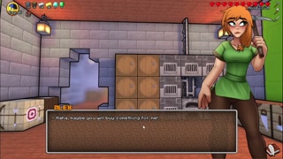 Horny Craft #2 Girl big boobs Cosplay at night