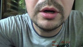 Jerk your cock and enjoy my smoking mouth! WMV