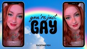 You're just GAY (facetime POV / vertical clip)