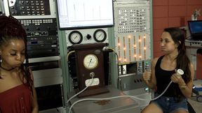 Freya and Reina Take Turns Puffing on the Arcade Lung Tester (MP4 - 1080p)