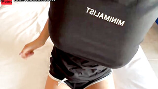 Big Busty MILF Fills Her Pregnant Stomach With A Huge Load Of Hot Sperm!