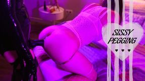 PEGGING my SISSY gurlfriend
