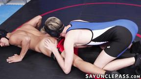 ”Alfonso Osnaya lets Jordan Lake dominate him & devour his hole”