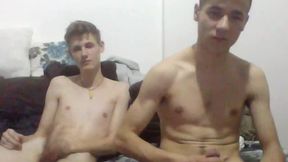 Two Skinny Twinks Getting Naked Fr Othe Camera and then