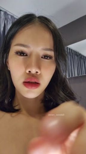 Embarrassed Asian beauty upskirt caught on cam
