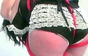 Nicole sheridan ties up her slave and spanks