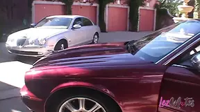 Surprising lesbians with enormous stiff dildos