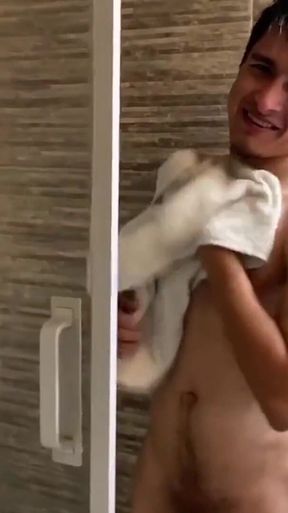 My Neighbor Takes a Nice Bath in My House