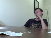 DIRTY SCOUT 160 -  Straight Guy Takes The Agents Bait & Gets Down On His Knees To Suck Cock