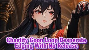 Chastity Goon Loop – Desperate Edging With No Release | Goddess Hiyori