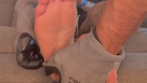 Tickler finds out I make money with my feet and he tickles me until I agree to give him all my feet money