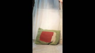 Brunette pussy fucked hard in the kitchen and cum in her pussy