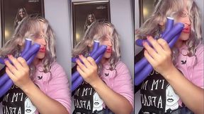 ASMR Sissy Lip Smacking Goddess FinDom Goaldigger Turns Your Clitty into a Leaky Lollipop