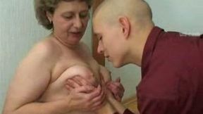 Genuine Russian granny serves me her cunt for missionary quickie