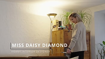 Business women masturbates on client date