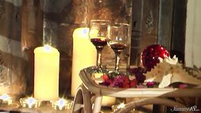 ”Teen Brunette Anoushka Rides That Big Hard Shaft In Dim Light”