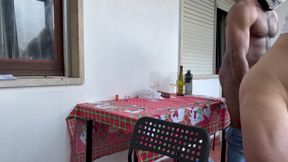 Bareback Sex and Fisting with Double Cumshot in the New Year