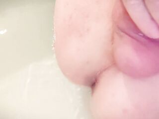 Hot masturbation with copious cum.