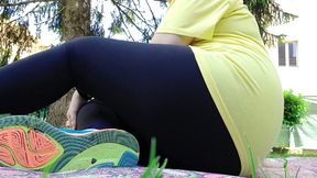 Peace: A Yogi's Morning Escape in the Garden While Wearing a Diaper 1080HD