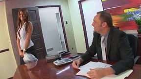 Miley Ann Is One Busty Secretary