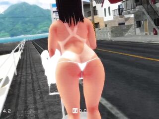 cg Comics MMD - ビーチで遭遇した痴女についていってみる (abubu nownanka) - PLAYHERE: tinyurl. com/hentgame