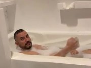 Spying on English Leather Master in the bath caught redhanded JOI preview