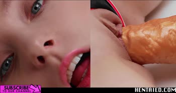 Alien Invasion: Anime Chick Impregnated with Creampie Bukkake