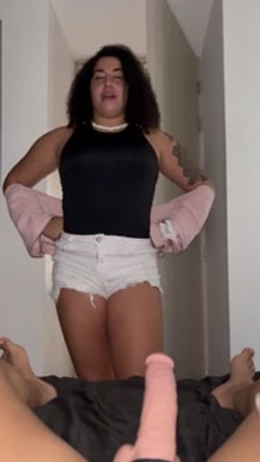 (JOI in Spanish), FUCK! We only have 2 MINUTES to get all that milk out, daddy