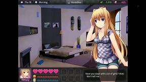 Blonde Cheerleader Neko Gets Pounded Doggy Style for Hot HentaiCumshot