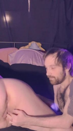 BBW MILF Bounces the Cum out of Skinny Young Twink   Clip 1