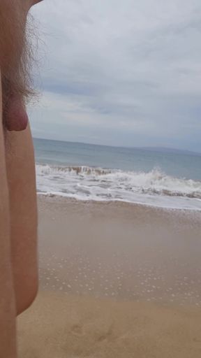 Heading Back Along the Sand