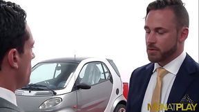 MENATPLAY Men In Suits Logan Moore And Rex Cameron Anal Fuck