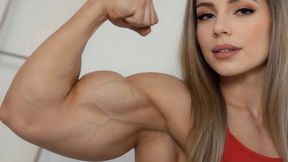 Dominant Female Colleague Makes You Cum - Office Biceps Worship Fantasy Video
