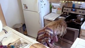 Stepmom's Kitchen Surprise: A Steamy Encounter with Her Stepson