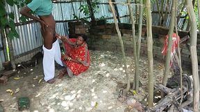 Indian Housewife Gets Fucked in Outdoor New Style
