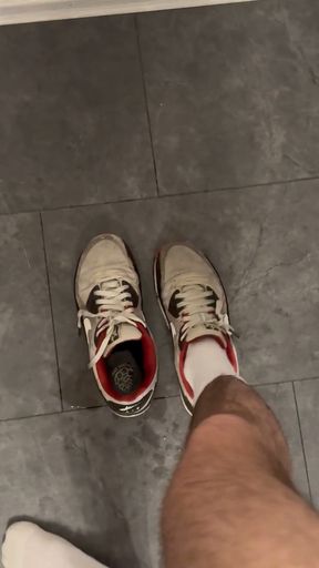 Horny full of pissed sneakers!!   Clip 1