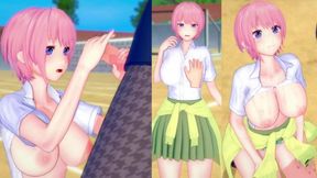 【エロゲーコイカツ！】五等分の花嫁 中野一花3DCG巨乳アニメ動画[Hentai Game Koikatsu! 5 toubun no hanayome Ichika Nakano]