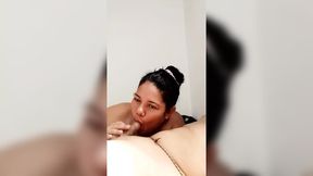 Beautiful girlfriend sucking my dick&#x1F346;
