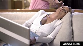 ADULT TIME - MILF Pristine Edge Is Kept Up All Night By Stepson's Desire To Fuck - GERMAN SUBTITLES