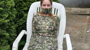 Mummified in camouflage