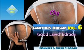 Janitor’s Dream Vol. 6 – Thick BBW Fishnets & Gaping Up-Close Asshole [Passthrough]