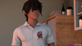 3D College Students - XXX Break