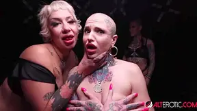 Gets Feet Tattooed By Bunni Valentine And Fucked By Aspen Mischief And Kennedy With Titi Ramone