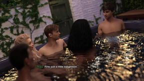 MY BIMBO DREAM 41 - Hot Latina Gives Double Handjob In Jacuzzi