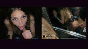 Argentine Teen Babe Gives Wild BJ in Public