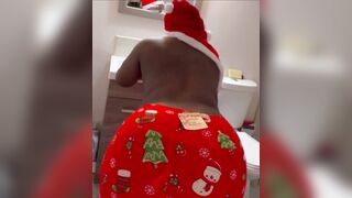 Passionately Humping Mine SINK During Santa Reads Mine BAD Christmas List!